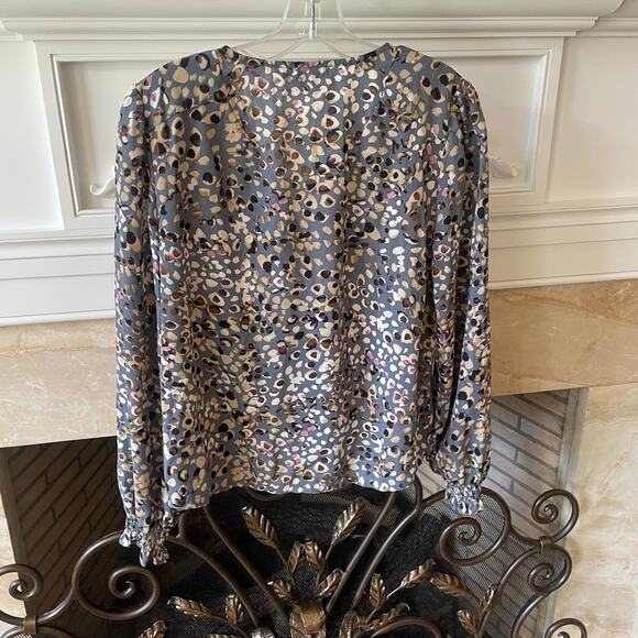 Sanctuary V-Neck Elastic Waist Long Sleeve Top Sz S - Picture 5 of 6